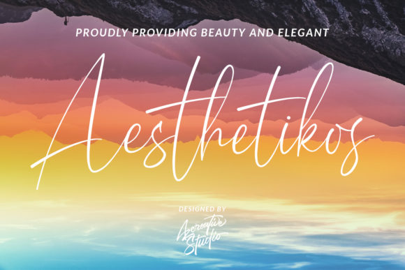 Aesthetikos Font for Elegant Campaign Design