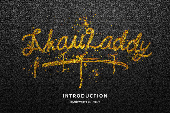 Akau Laddy Font for Handmade Branding