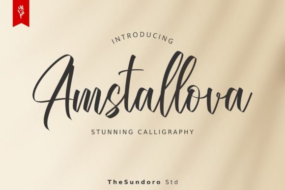Amstallova Typeface for Digital Branding