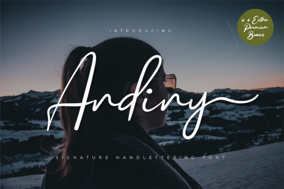 Andiny: A Premium Script Handwritten Font for Branding