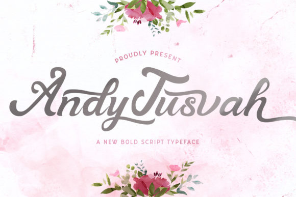 Andy Tusvah: The Handwritten Font for Elegant Branding