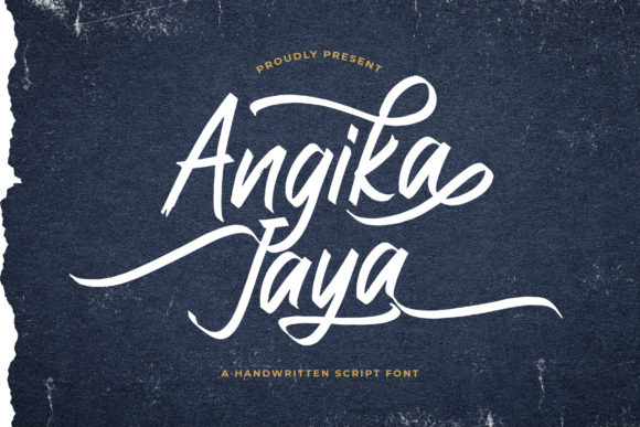 Angika Jaya: A Delicate Script Font for Web Design