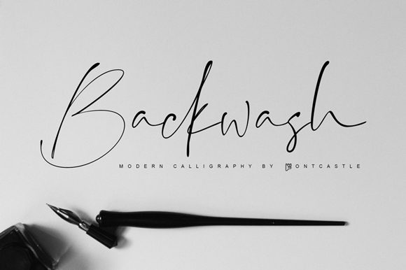 Backwash: A Thin Handwritten Font for Editorial Design
