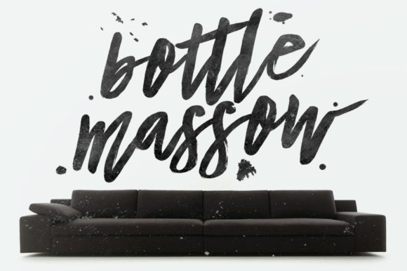 Bottle Massow Font: The Ultimate Handwritten Script for Branding