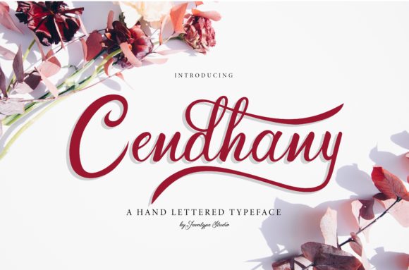 Cendhany: The Elegant Script Font for Makers