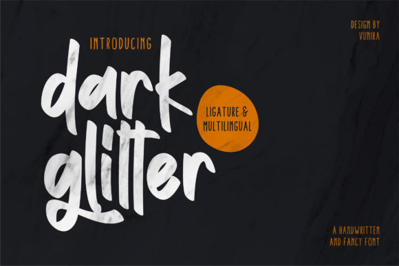 Dark Glitter Font: A Maker’s Review for Handmade Brands