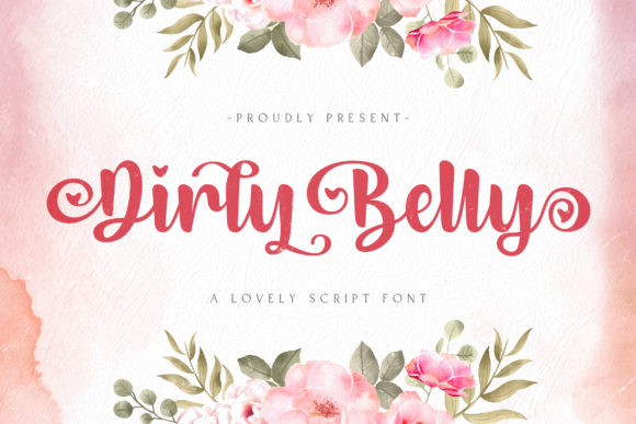 Dirly Belly: A Handwritten Font for Editorial Design