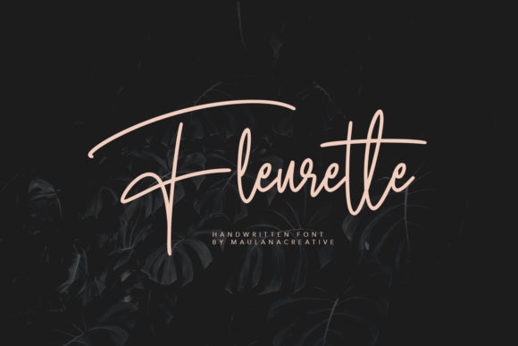 Fleurette: A Relaxed Script Handwritten Font for Brands
