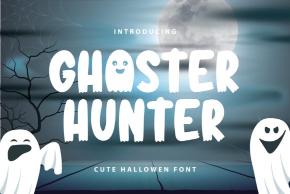 Ghoster Hunter Typeface for Playful Branding