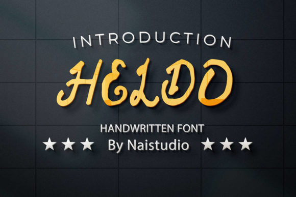 Heldo: A Script Handwritten Font for Modern Brands