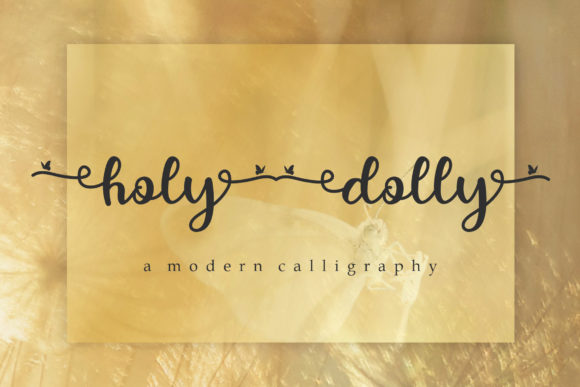 Holy Dolly: A Sweet Script Handwritten Font for Branding
