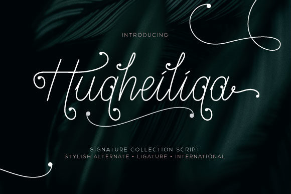Hugheiliga: The Perfect Script Font for Crafters