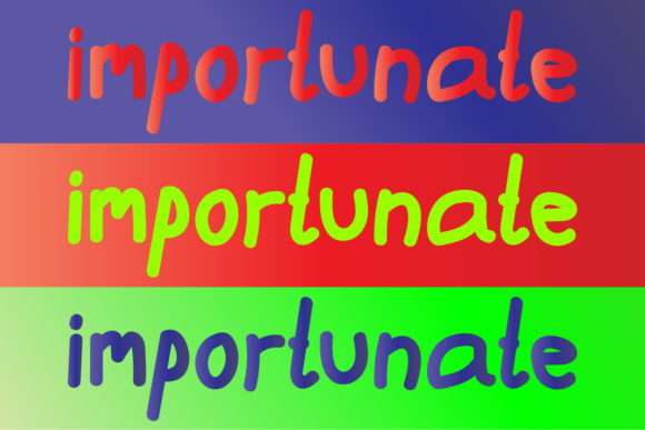 Importunate Font for Handmade Labels & Cards