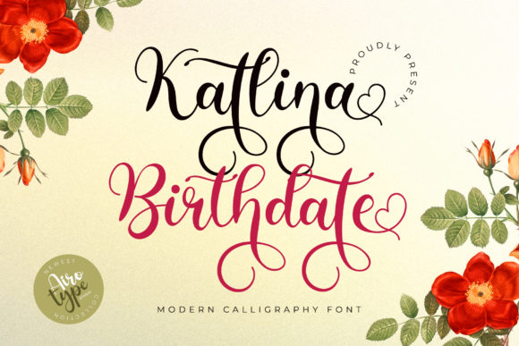 Katlina Birthdate: Elegant Script Fonts for Editorial Design