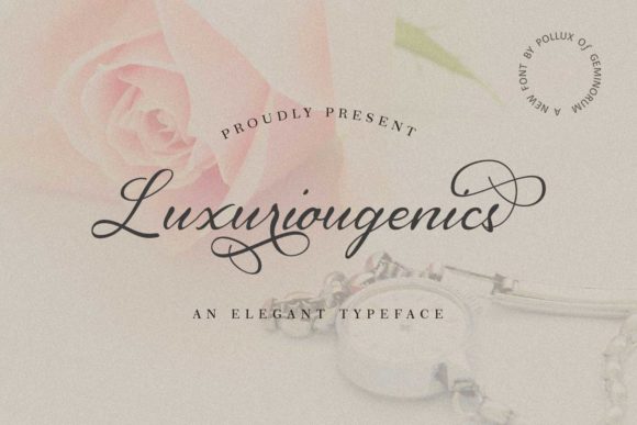 Luxuriougenics: The Ultimate Script Font for Elegant Design