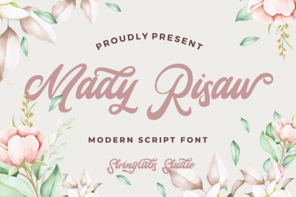 Mady Risaw: A Delicate Script Font for Elegant Branding
