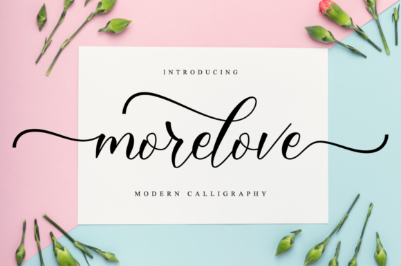 Morelove: A Refined Script Handwritten Typeface