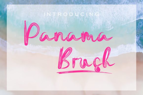 Panama Brush: A Timeless Script Handwritten Font for Brands