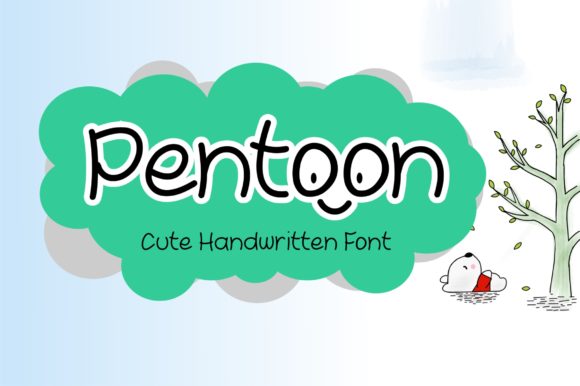 Pentoon: A Sweet Handwritten Font for Makers