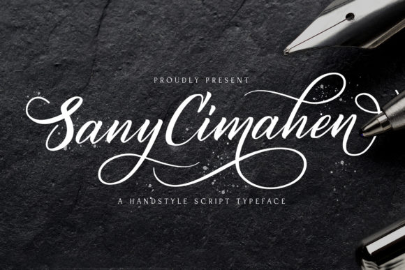 Sany Cimahen: Elegant Script Handwritten Fonts for Editorial Design