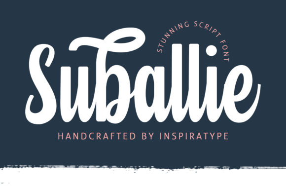 Suballie Font Review: Bold Script for Designers