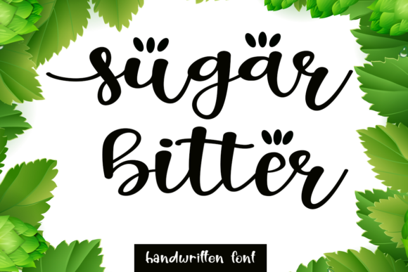 Sugar Bitter Font for Elegant Brand Design