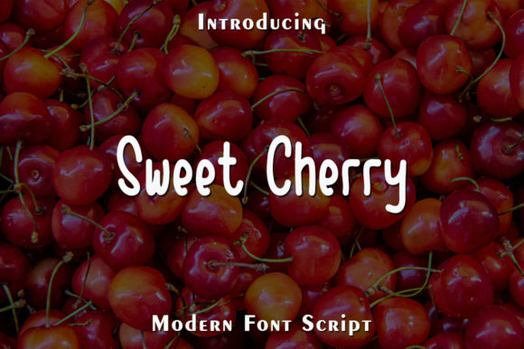 Sweet Cherry: A Handwritten Font for Small Business Branding