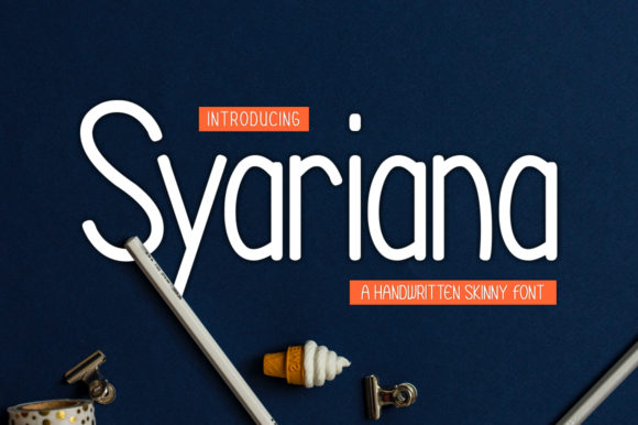 Syariana Font for Handmade Brands
