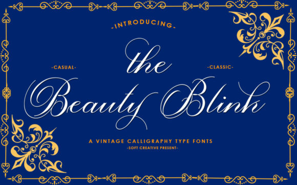 The Beauty Blink Font: A Delicate Script for Elegant Designs
