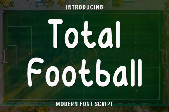 Total Football Font for Crafters and Sellers
